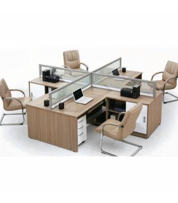 B40 Office Table Partition Workstation desk B with assembly service