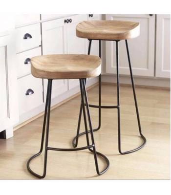 CSBC 002 Solid Wood High Bar Table Stool