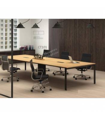 CT 101 Conference table w wire tower & wire box