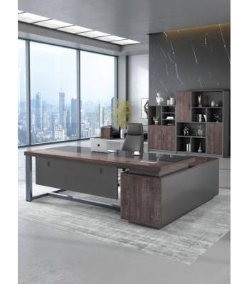 DT 017 Director Table w Swappable Cabinet/Executive Table