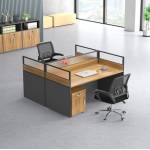 H102 Workstations With H-Panel Partition With Divider