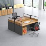 H102 Workstations With H-Panel Partition With Divider