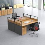 H102 Workstations With H-Panel Partition With Divider