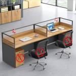 H103 Workstations With E-Panel Partition With Divider