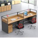 H103 Workstations With E-Panel Partition With Divider