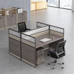 H202 Workstations With H-Panel Partition Executive High Partition Face to Face