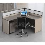 H301 - L Shape Workstation With High Partition