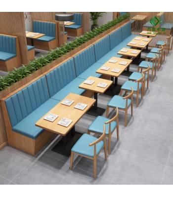 KZ 051 Long Bench w Backrest, Restaurant, Cafe, Pub, Commercial and Home