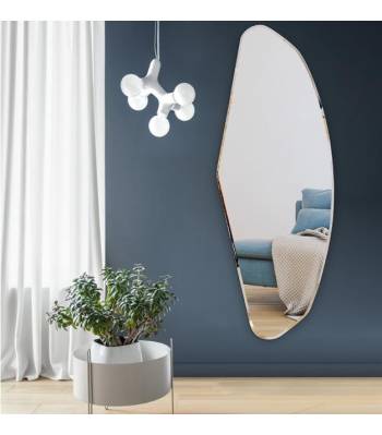 M018 Minimalist Mirror, Shell shape frameless Mirror