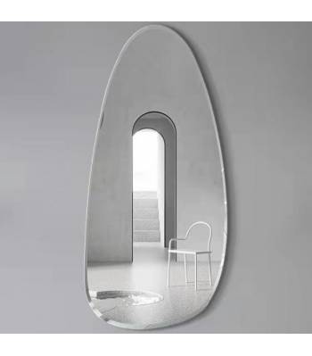 M019 Minimalist Mirror, Tear shape frameless Mirror