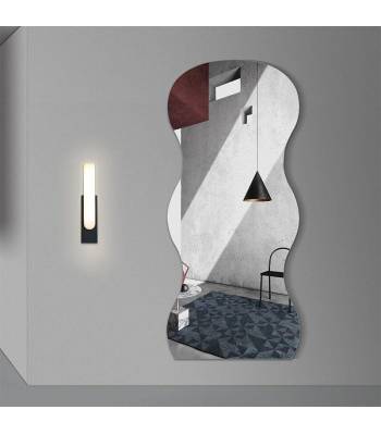 M020 Minimalist Mirror, Irregular shape frameless Mirror