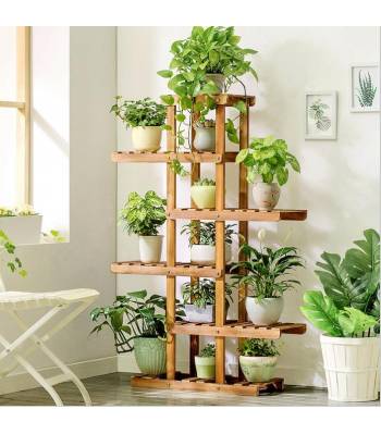 P016 Solid Wood Flower / Gardening Plant Rack