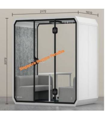 PB Series -Four Pax Office Pod/ Recording Studio/Meeting Pod/ Acoustic pod/ SoundProof Pod/Privacy Pod/ Portable Pod/Official Supplier of Acoustic Pods for Beijing 2022 Winter Olympics/ Singapore ISO-TUV/ Singapore Green Label/ SGS Certified
