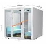 POD 600 Six Pax Phone Booth/ Office Pod/ Acoustic pod/ SoundProof Pod/Privacy Pod/ Portable Pod/ Meeting Pod/ Mobile Hand Phone Handphone Telephone Pod