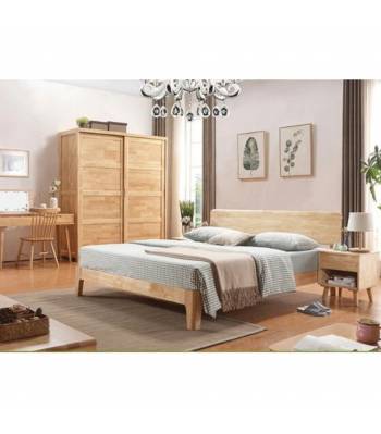 SWBF 01 Dark King Queen Bed Frame