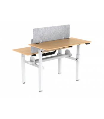 Dual-Workstation Electric Lifting Table Face to Face Computer Table Heavy Duty, Standing Height Adjustable Standing Desk, Smart Ergonomic Desk for Home and Office