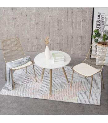TMDT 01 CSC 023 Marble Coffee Table Chair