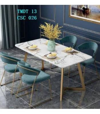 TMDT 13 Marble dining table, office table, CSC 026, CSC 027 chair
