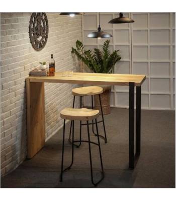 TSBT 005 CSBC 002 Solid Wood High Bar Table Stool