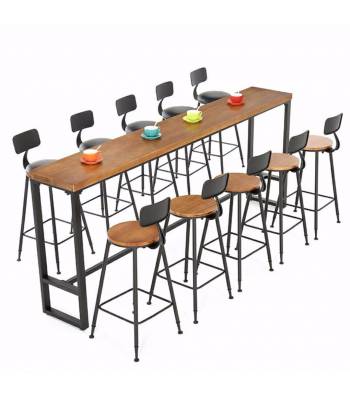 TSBT 007 CSBC 014A Solid wood High Bar Stool Table