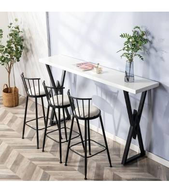 TSBT 014 CSBC 022 Solid Wood Bar Table, High Bar Chairs