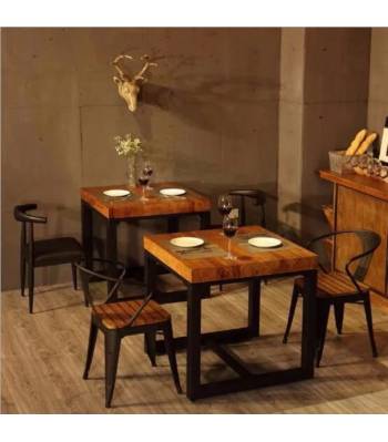 TSDT 001 Solid Wood Coffee dining cafe table