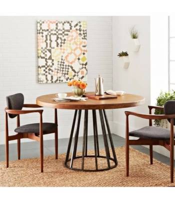 TSDTR 001 Solid Wood Round Dining Table