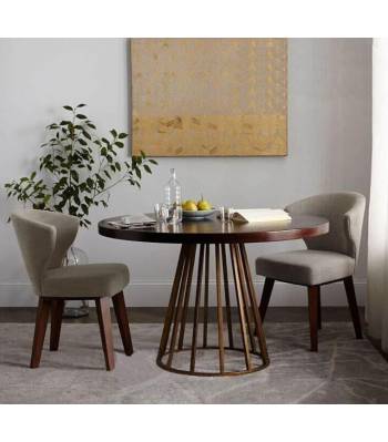 TSDTR 001A Solid Wood Round Dining Table