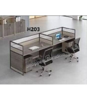 H203 Executive Workstation With/Without Pedestal/Cabinet Home Office Table