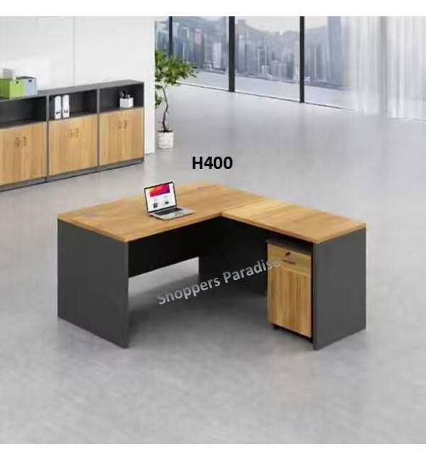 H400 - L Shape Workstation