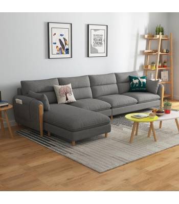 Sofa 006 4-seater L Shape Swappable Sofa