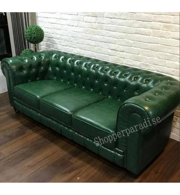 Benjamin 3 Seater Pu Leather Sofa