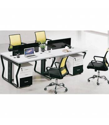 B35 Office Table w Partition/Workstation with assembly