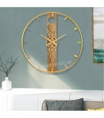 CL009 Wall Clock w Moving Gear