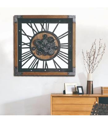 CL 017 Wall Clock w Moving Gear