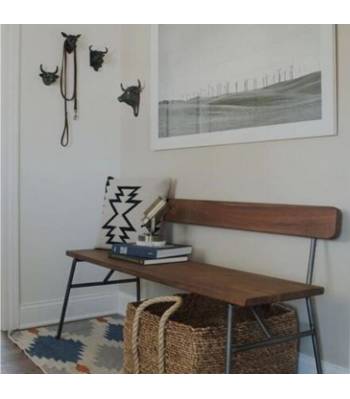 00D Solid Wood Bench