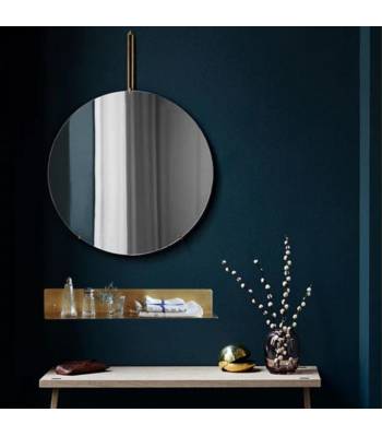 M006 Frameless Round Wall Mirror
