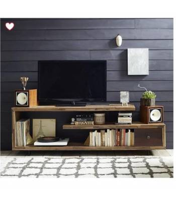 TVS 006 PO-Retro/Vintage/Loft Wood TV Console