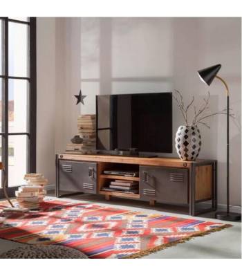 TVS 009 Retro/Vintage/Loft Wood TV Console