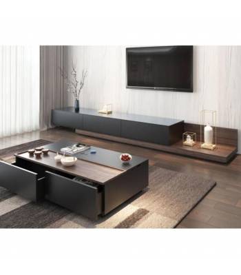 TVS 010 Extendable Solid Wood TV Console