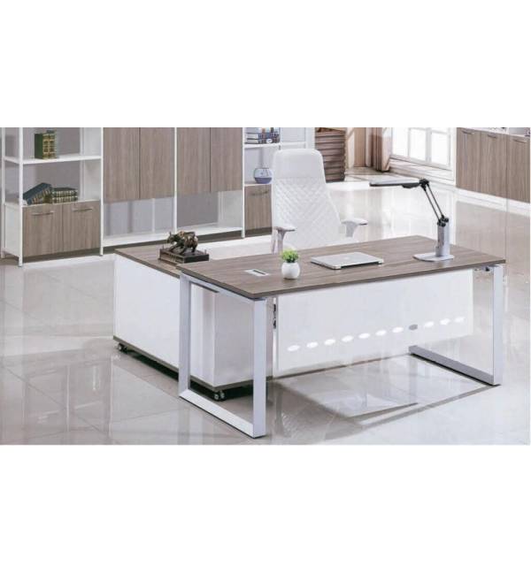 DT 004 Director Table w Moveable Cabinet/ Executive Table