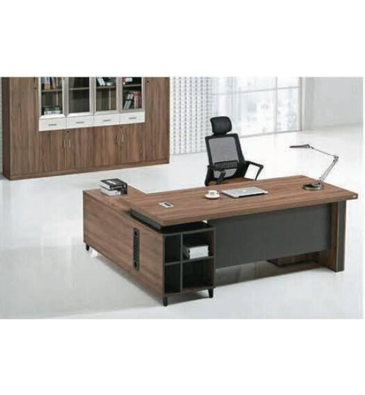 DT 012 Director Table w L-Shape Cabinet / Executive Table