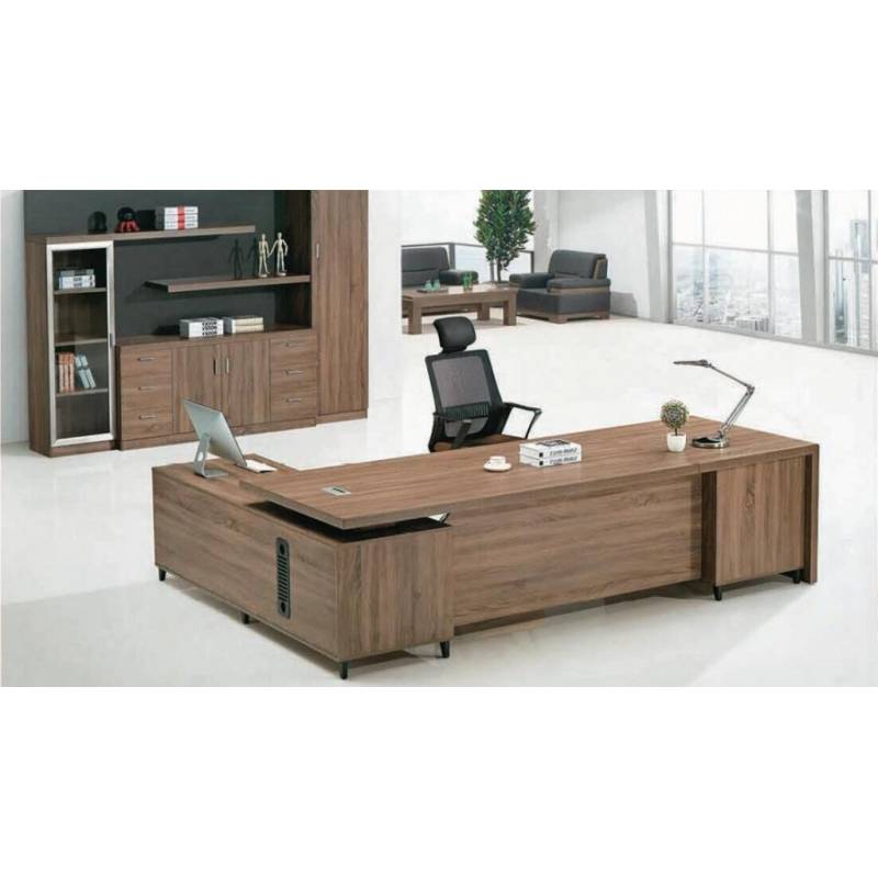 DT 013 Director Table w L-Shape Cabinet / Executive Table