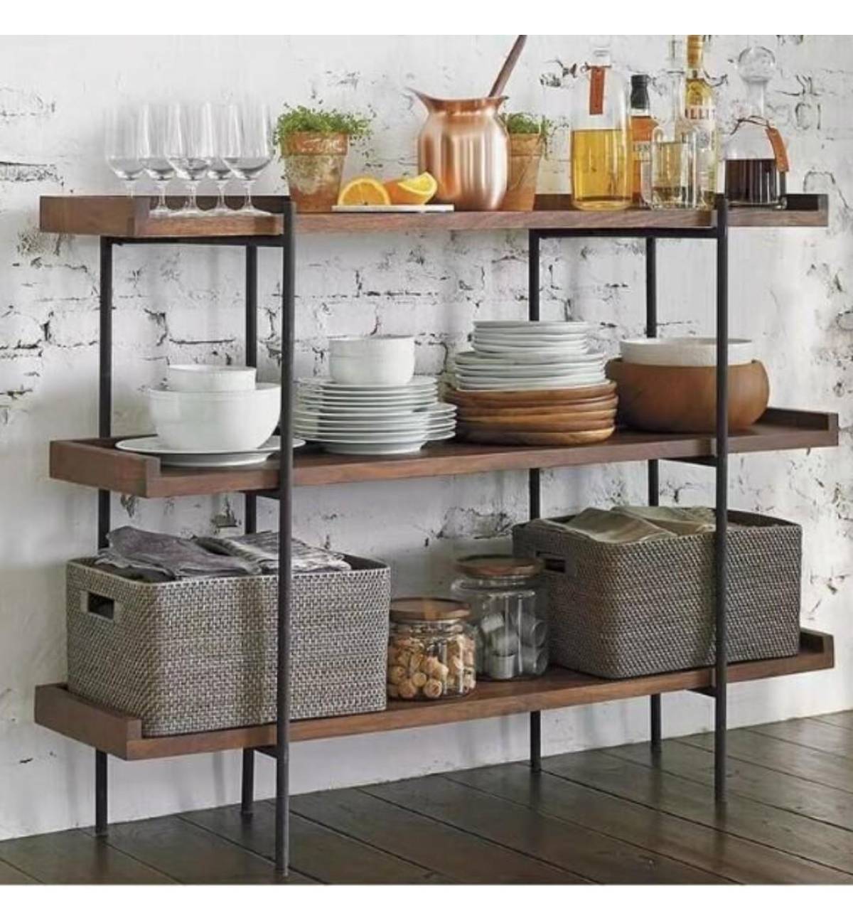 E114 Display rack, Multi-levels Shelves