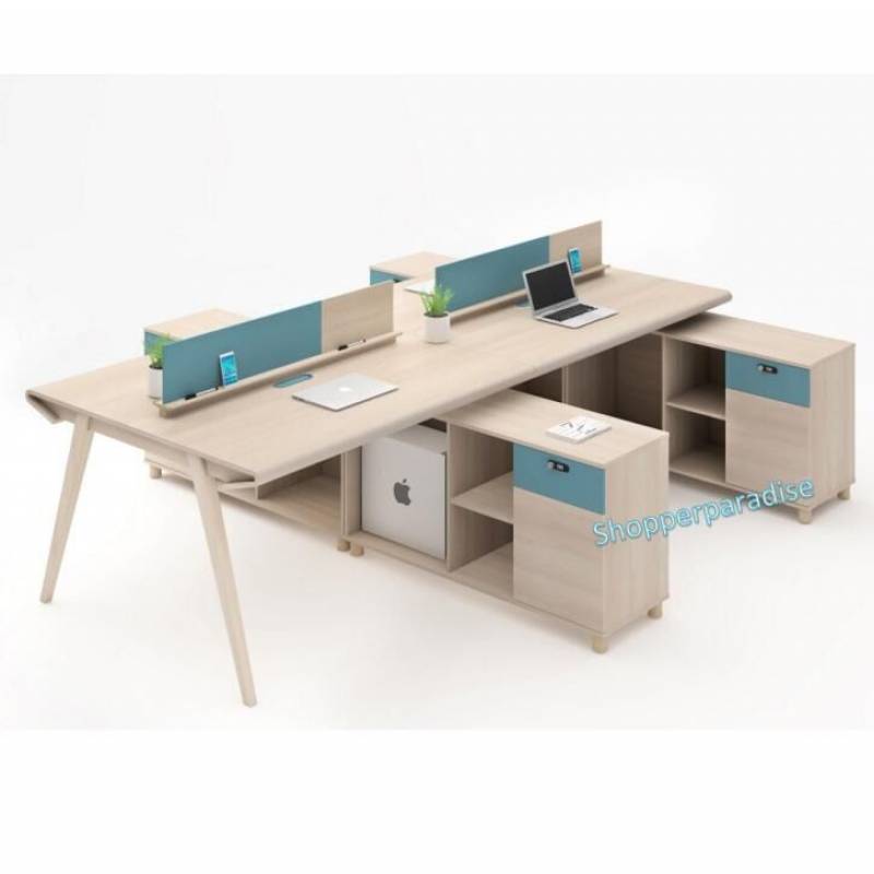 JY 001 L Shape Executive Workstation With Bevel Edge Design ...