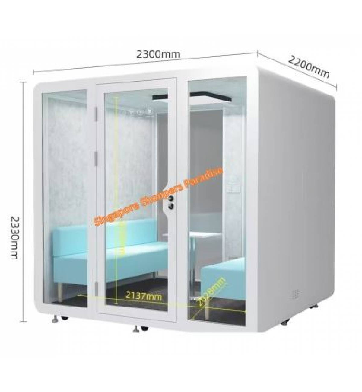 Pod Handheld POD 600 Six Pax Phone Booth Office Pod Acoustic pod SoundProof ...