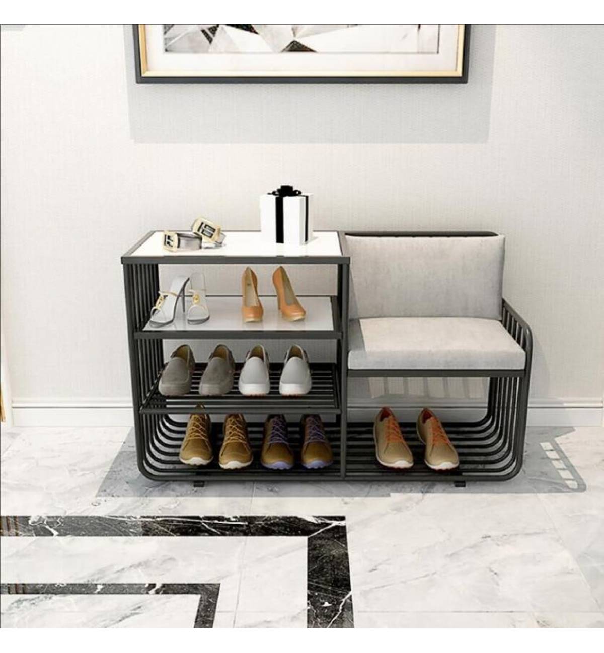 Cushion Rack SR 014 Shoe Rack w Soft Cushion