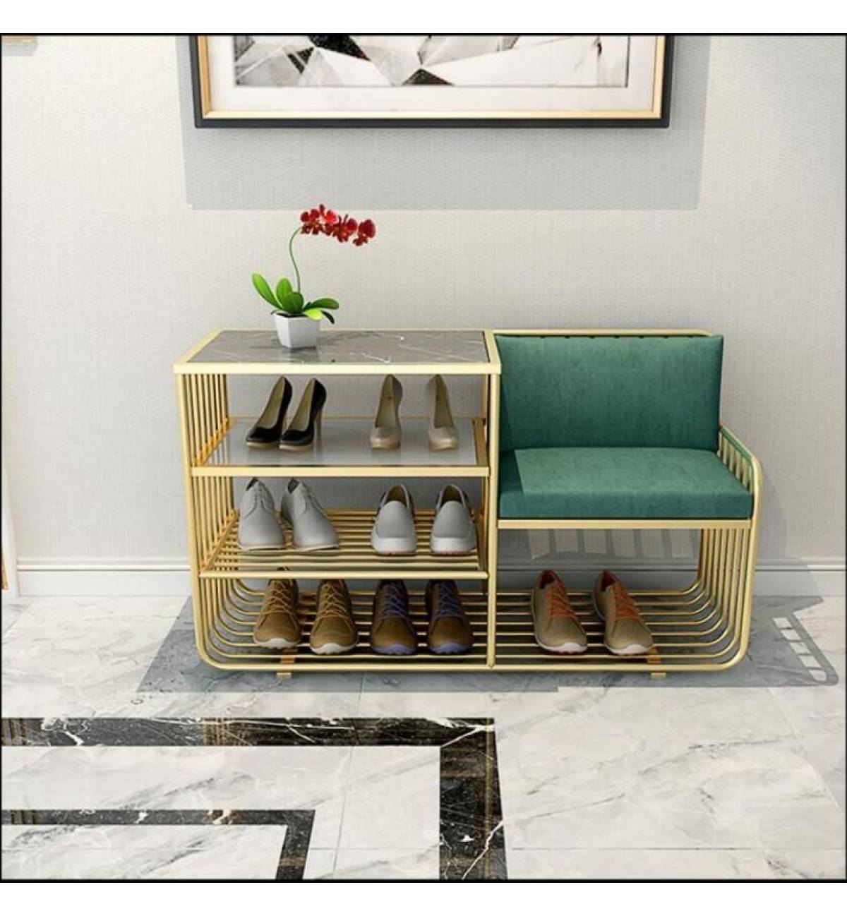 Cushion Rack SR 014 Shoe Rack w Soft Cushion