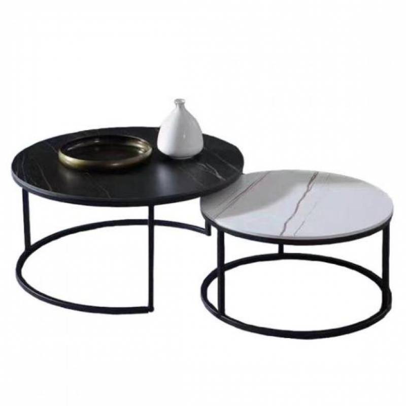 TSST 02 Sintered Stone Nesting Coffee Table Set